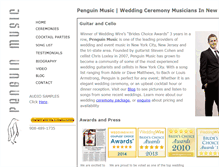 Tablet Screenshot of penguinweddingmusicny.com